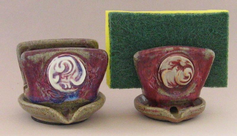 pottery soap stand unique sponge holder muddy mountain pottery